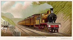 Vintage Train Image Prints: Pullman Limited Express