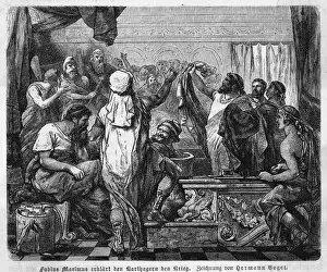 Ancient Rome Battles Prints: Punic War Declared
