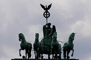 Quadriga by Johann Gottfried Schadow (1764-1850). Brandenbur Quadriga by Johann Gottfried Schadow (1764-1850). Brandenbur