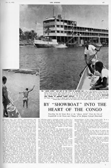 Queen Astrid steamer on the Congo River Queen Astrid steamer on the Congo River
