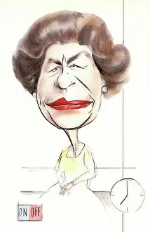 Images Dated 3rd February 2011: Queen Elizabeth II caricature