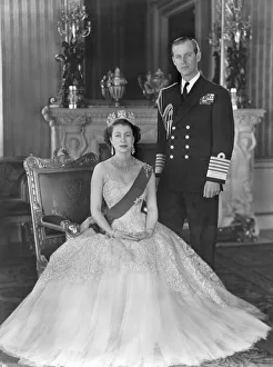 Queen Elizabeth II and Duke of Edinburgh, 1954 Queen Elizabeth II and Duke of Edinburgh, 1954