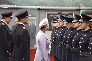 Queen Elizabeth II and Prince Philip at Lambeth Pier Queen Elizabeth II and Prince Philip at Lambeth Pier