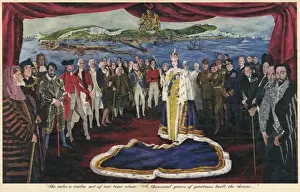 Queen Elizabeth II and a Thousand Years of Greatness Print