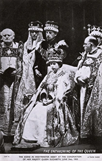 Queen Elizabeth IIs coronation at Westminster Abbey Queen Elizabeth IIs coronation at Westminster Abbey