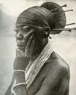 Queen Nenzima, Belgian Congo, Central Africa Queen Nenzima, Belgian Congo, Central Africa