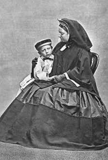 Images Dated 18th April 2012: Queen Victoria and Prince Wilhelm of Prussia