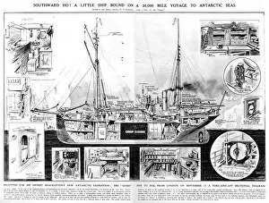 Sectional Diagram of the Quest Print, 1921