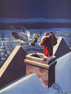 Christmas Scene Prints: A Question of Precedence by Dennis Mallet