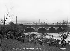 Early 20th Century Print of Ormeau Bridge, Belfast