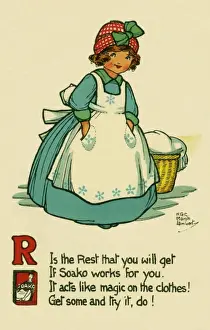 Early 20th Century Soap Ads Prints: R is the Rest that you will get