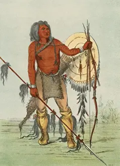 Native American Warrior Prints: Racial / Comanche Warrior