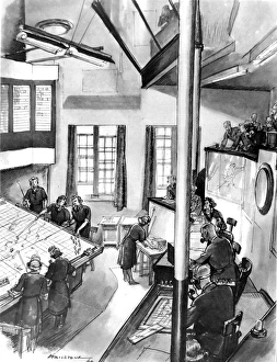 RAF Control Centre; Second World War, 1944 RAF Control Centre; Second World War, 1944