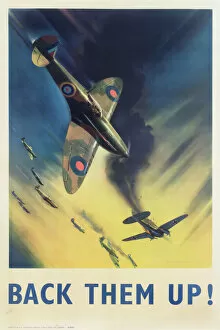 Smoke Collection: RAF Poster, Back Them Up! WW2