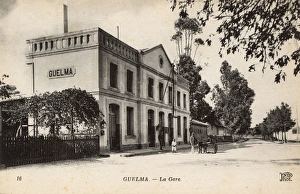 Railway station building, Guelma, NE Algeria Railway station building, Guelma, NE Algeria