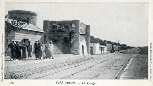 Railway station in Kafr el-Dawwar, Egypt Railway station in Kafr el-Dawwar, Egypt
