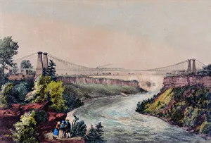 The Railway Suspension Bridge at Niagara Falls The Railway Suspension Bridge at Niagara Falls