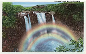 Steam Collection: Rainbow Falls, near Hilo, Hawaii, USA
