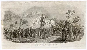Ramadan Celebration Print in Madagascar Crowd