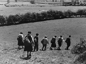 English Countryside Walks Prints: Ramblers 1950S