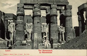 Ramesseum of Rameses II, Thebes, Egypt Ramesseum of Rameses II, Thebes, Egypt