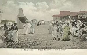 South American Beaches Prints: Ramirez Beach - Montevideo - On the Sand
