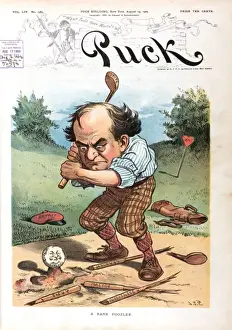 William Jennings Bryan Cartoon Prints: A rank foozler