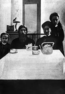 Rasputin Takes Tea with Alexandra, circa 1912 Print