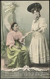 Fortune Telling Prints: Reading Palm Right