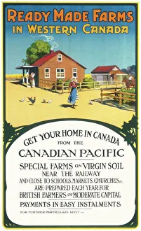 Ready made Farms in Western Canada Poster Ready made Farms in Western Canada Poster