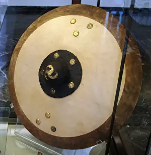 Medieval Shield Reconstruction Print, Rome, Italy