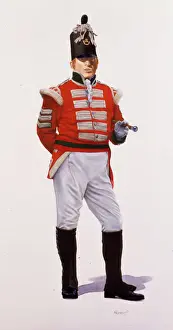 British Military Uniform Prints: Recruiting Sergeant - 68th Regiment of Foot