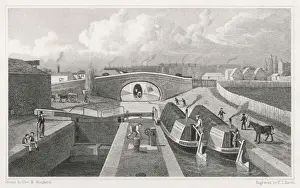 Tunnel Prints: Regents Canal Print: Islington Tunnel Entrance