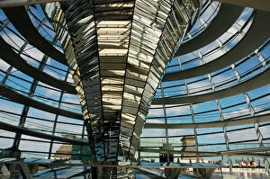 Contemporary art Collection: Reichstags Dome by Norman Foster (b. 1935). Berlin. Germany