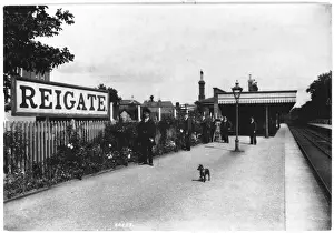 English Railway History Prints: REIGATE - 1909