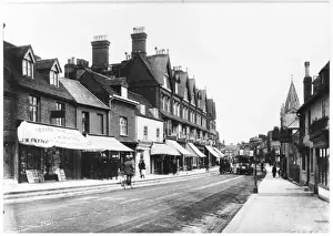High Street Scenes In England Prints: REIGATE - 1918