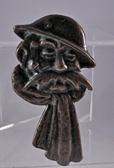 Relief portrait of Old Bill - after Bruce Bairnsfather Relief portrait of Old Bill - after Bruce Bairnsfather