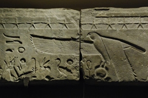 Reliefs from the temple of Ptolemy I Soter (367-283 BC) in S Reliefs from the temple of Ptolemy I Soter (367-283 BC) in S