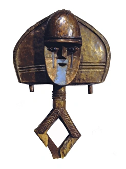 Reliquary Guardian Figure (ethnicity Kota or Bakota Reliquary Guardian Figure (ethnicity Kota or Bakota