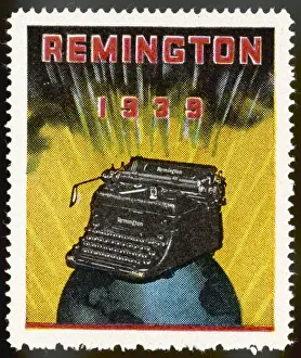 Antique Office Equipment Prints: Remington Typewriter
