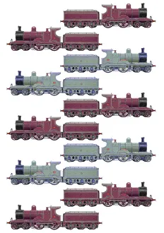 Repeating Pattern - Train / Steam Engine Repeating Pattern - Train / Steam Engine