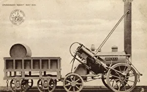 Replica of George Stephensons Rocket Locomotive Replica of George Stephensons Rocket Locomotive