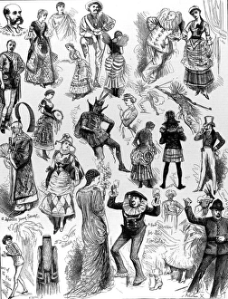 Revellers at the Savage Club Ball, 1883 Revellers at the Savage Club Ball, 1883
