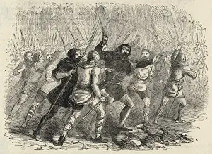 Medieval English History Prints: Revolt against Matilda