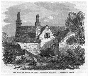 Devon England History Prints: Reynolds / Plympton Devon