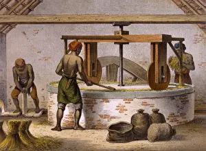 Rice Mill, Java Print, 1883