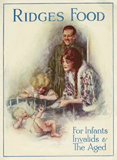 Ridges Food for infants, invalids and the aged. This baby looks particularly pleased to Ridges Food for infants, invalids and the aged. This baby looks particularly pleased to