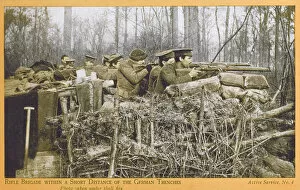 Soldiers Collection: Rifle Brigade in position, Western Front - WWI