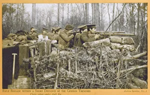 Rifle Brigade in position, Western Front - WWI Rifle Brigade in position, Western Front - WWI