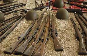 Rifles and submachine guns (SMG). Military Museum of the Cit Rifles and submachine guns (SMG). Military Museum of the Cit